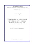 Luận văn tốt nghiệp Vật lí: Xác định nồng độ radon trong một số loại nước đóng chai trên thị trường Việt Nam