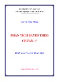 Luận văn Thạc sĩ Toán học: Phân tích Bayes theo chuẩn L1