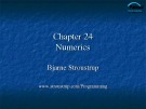 Lecture Programming principles and practice using C++: Chapter 24 - Bjarne Stroustrup