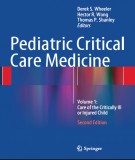 Pediatric critical care medicine (Volume 1: Care of the critically ill or injured child - 2nd edition): Part 1