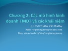 Bài giảng Thương mại điện tử: Chương 2 - ThS. Trương Việt Phương