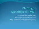 Bài giảng Thương mại điện tử: Chương 1 - ThS. Trương Việt Phương