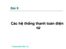 Bài giảng Thương mại điện tử (E-Commerce): Bài 9 - Th.S Trương Việt Phương