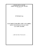 Luận văn Thạc sĩ Khoa học: Hoàn thiện mô hình đồng quản lý môi trường trong vùng nuôi ngao tại xã Giao Xuân, Giao Thủy, Nam Định