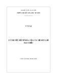 Luận văn Thạc sĩ Khoa học: Lý thuyết độ từ hóa của các hệ spin giả hai chiều