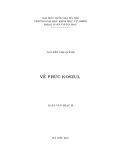 Luận văn Thạc sĩ: Về Phức Koszul