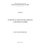 Luận văn Thạc sĩ Khoa học: Lý thuyết cực trị và ứng dụng trong đo lường rủi ro tài chính