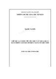 Tóm tắt Luận văn Thạc sĩ Khoa học: Chế tạo và nghiên cứu vật liệu ôxít kim loại có kích thước nanomét sử dụng trong pin Mặt trời