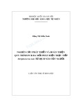 Luận văn Thạc sĩ Khoa học: Nghiên cứu phát triển và hoàn thiện quy trình PCR đa mồi để phát hiện trực tiếp Streptococcus suis từ dịch não tủy của người