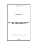 Luận văn Thạc sĩ Khoa học: Ước lượng cho mô hình độ biến động ngẫu nhiên có bước nhảy