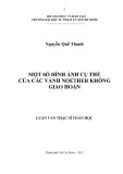 Luận văn Thạc sĩ Toán học: Một số hình ảnh cụ thể của các vành Noether không giao hoán