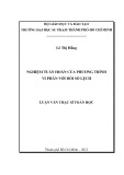 Luận văn Thạc sĩ Toán học: Nghiệm tuần hoàn của phương trình vi phân với đối số lệch