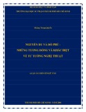 Luận án Tiến sĩ Ngữ văn: Nguyễn Du và Đỗ Phủ - Những tương đồng và khác biệt về tư tưởng nghệ thuật