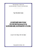 Luận văn Thạc sĩ Văn học: Sự chuyển biến trong Văn học nửa cuối thế kỷ XIX qua ba tác giả Nguyễn Đình Chiểu, Nguyễn Khuyến và Tú Xương