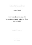 Luận văn Thạc sĩ Khoa học: Một tiếp cận tối ưu hai cấp cho hiệu chỉnh bài toán cân bằng giả đơn điệu