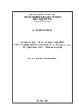 Luận văn Thạc sĩ Khoa học: Đánh giá khả năng áp dụng mô hình nông nghiệp không chất thải tại xã Giao Lạc, huyện Giao Thủy, tỉnh Nam Định