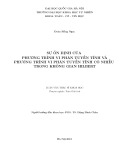 Luận văn Thạc sĩ Khoa học: Sự ổn định của phương trình vi phân tuyến tính và phương trình vi phân tuyến tính có nhiễu trong không gian Hilbert