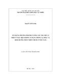 Luận văn Thạc sĩ Khoa học: Xây dựng phương pháp đo tương tác thụ thể và phối tử đặc hiệu không dùng đồng vị phóng xạ phục vụ định hướng phát triển thuốc ở Việt Nam