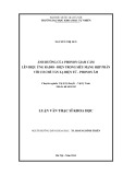 Luận văn Thạc sĩ Khoa học: Ảnh hưởng của phonon giam cầm lên hiệu ứng radio - điện trong siêu mạng hợp phần với cơ chế tán xạ điện tử - phonon âm