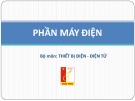 Bài giảng Phần Máy điện: Chương 1 - Những khái niệm cơ bản về máy điện