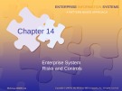 Lecture Enterprise information systems: A pattern-based approach (3/e): Chapter 14 - Cheryl Dunn, J. Owen Cherrington, Anita Hollander