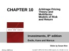 Lecture Investments (8th edition): Chapter 10 - Zvi Bodie, Alex Kane, Alan J. Marcus