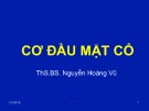 Bài giảng Cơ đầu, mặt, cổ - ThS. BS. Nguyễn Hoàng Vũ