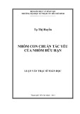 Luận văn Thạc sĩ Toán học: Nhóm con chuẩn tắc yếu của nhóm hữu hạn