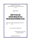 Luận văn Thạc sĩ Giáo dục học: Nghiên cứu việc dạy học hệ phương trình bậc nhất hai ẩn trong mối liên hệ với mô hình hóa Toán học