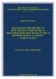 Luận văn Thạc sĩ Toán học: Đào tạo giáo viên tiểu học về bước chuyển từ phân số như là “Những phần bằng nhau rút ra từ đơn vị” đến phân số như là “Thương” ở lớp 3 và lớp 4