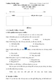 Đề kiểm tra cuối học kì 1 năm học 2015 - 2016 môn: Tin học Lớp 3