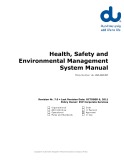Health, safety and environmental management system manual