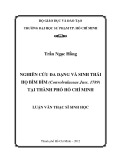 Luận văn Thạc sĩ Sinh học: Nghiên cứu đa dạng và sinh thái họ bìm bìm (Convolvulaceae Juss. 1789) tại thành phố Hồ Chí Minh