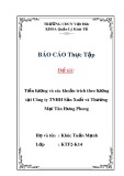 Báo cáo thực tập: Tiền lương và các khoản trích theo lương tại Công ty TNHH Sản xuất và Thương mại Tân Hưng Phong