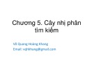 Bài giảng Cấu trúc dữ liệu: Chương 5 - ThS. Võ Quang Hoàng Khang