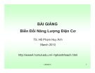 Bài giảng Biến đổi năng lượng điện cơ: Chương 4 - TS. Hồ Phạm Huy Ánh