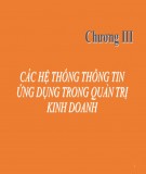 Bài giảng Hệ thống thông tin quản lý - Chương 3: Các hệ thống thông tin ứng dụng trong quản trị kinh doanh