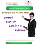 Bài giảng Tuyển chọn hệ phương trình