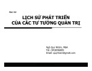 Bài giảng Quản trị học: Bài 2 - Ngô Quý Nhâm, MBA