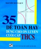  35 đề toán hay dùng cho ôn luyện cuối cấp thcs: phần 1