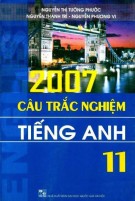  2007 câu trắc nghiệm tiếng anh 11: phần 2