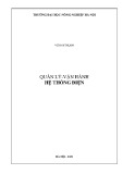 Bài giảng Quản lý – Vận hành hệ thống điện