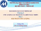 Bài giảng Lý thuyết xác suất và thống kê toán: Chương 4.2 - ThS. Lê Trường Giang