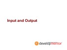Lecture Programming C# - Chapter 23: Input and output