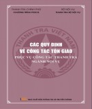  các quy định về công tác tôn giáo phục vụ công tác thanh tra ngành nội vụ: phần 1