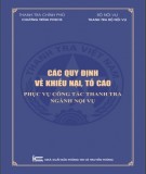  các quy định về khiếu nại, tố cáo phục vụ công tác thanh tra ngành nội vụ: phần 1