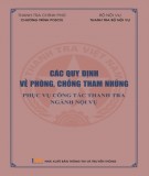  các quy định về phòng, chống tham nhũng phục vụ công tác thanh tra ngành nội vụ: phần 2