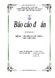 Báo cáo đồ án: Cảm biến đo lưu lượng, mực chất lỏng