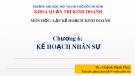 Bài giảng Lập kế hoạch kinh doanh: Chương 6 - ThS. Huỳnh Hạnh Phúc