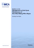 Guidance on the management of life cycle maintenance of non man riding wire ropes